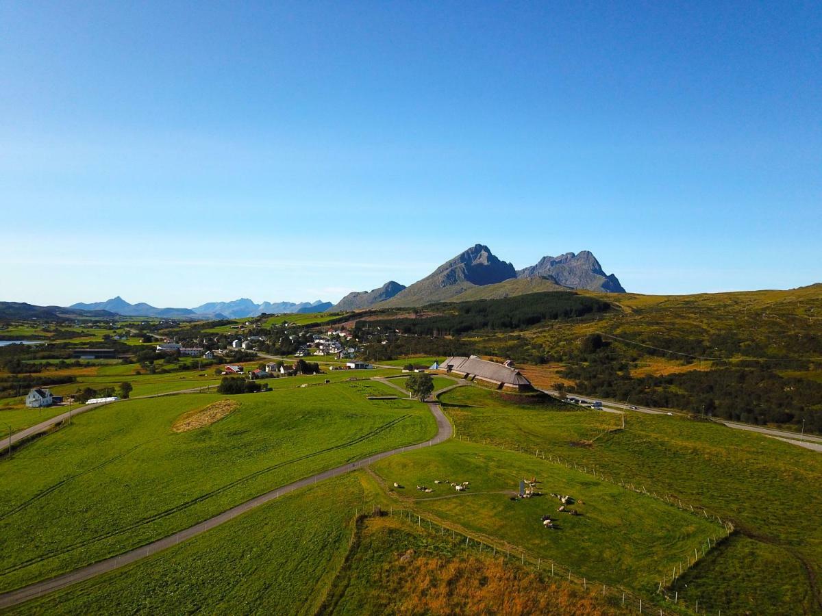 Midnight Sun View Lofoten Leknes Exteriör bild