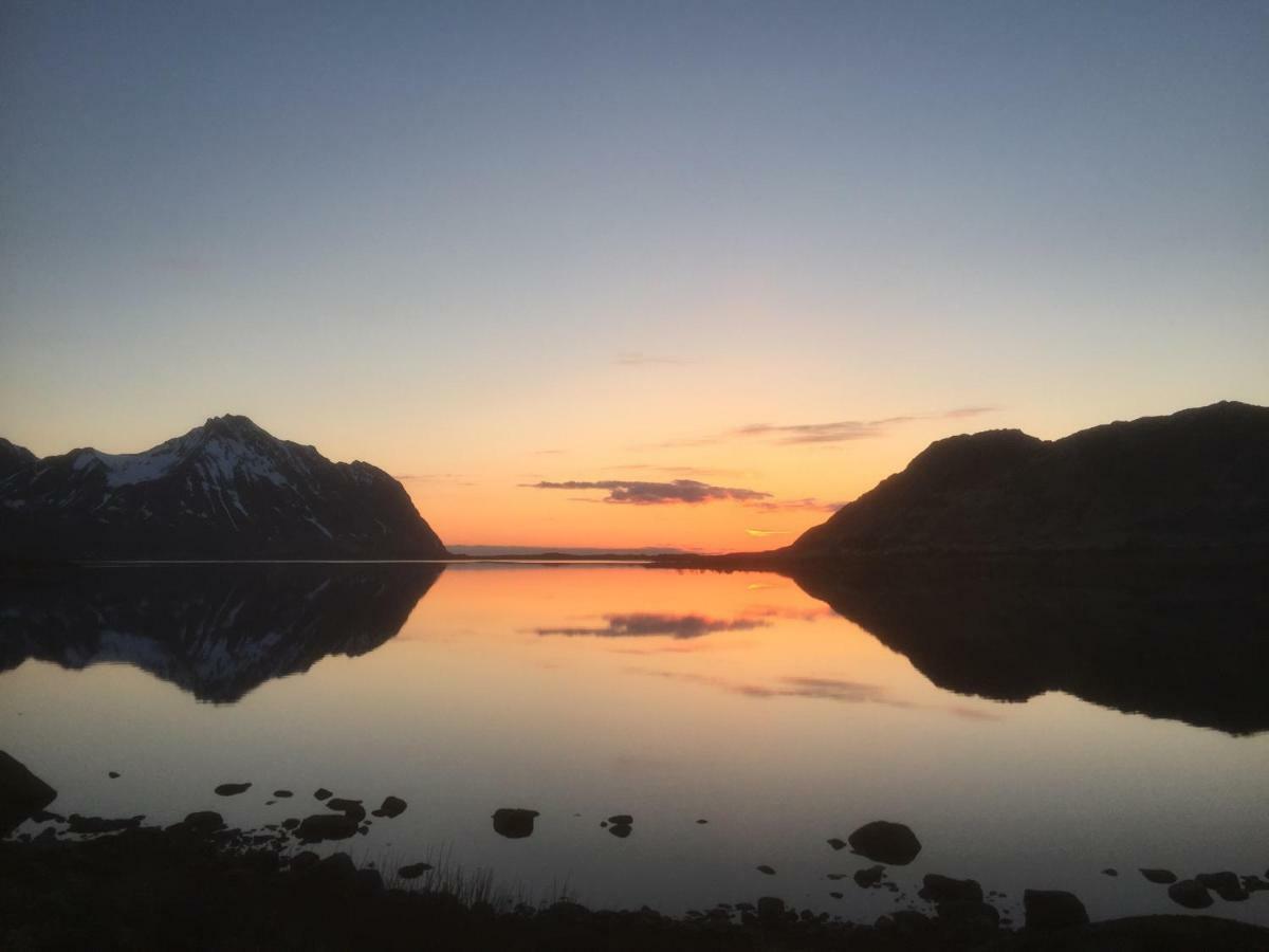 Midnight Sun View Lofoten Leknes Exteriör bild