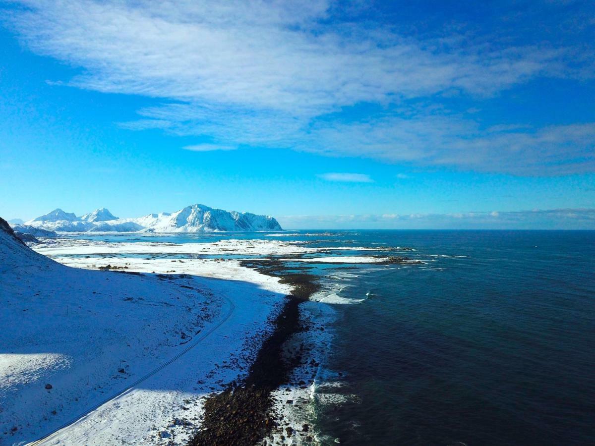 Midnight Sun View Lofoten Leknes Exteriör bild